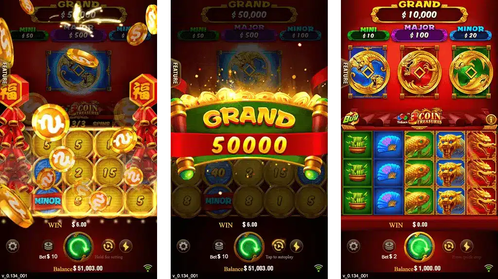 3 Coins 9Lottery Bonus